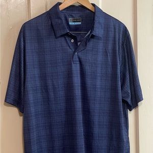 PGA TOUR' Mens​ Print Short Sleeve​ Polo Golf Shirt size L